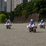 白バイの訓練